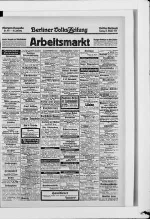 Berliner Volkszeitung vom 31.10.1915