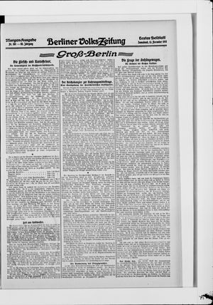 Berliner Volkszeitung vom 13.11.1915