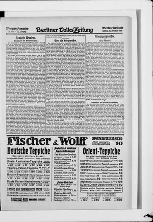 Berliner Volkszeitung vom 14.11.1915