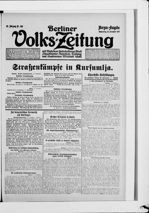 Berliner Volkszeitung vom 18.11.1915