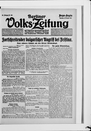 Berliner Volkszeitung vom 23.11.1915