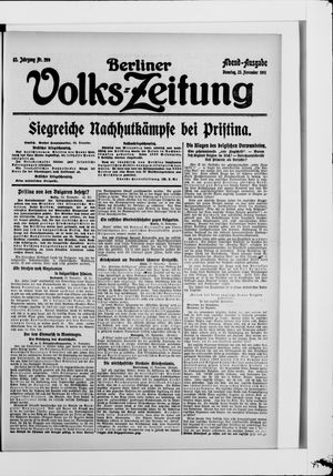 Berliner Volkszeitung vom 23.11.1915