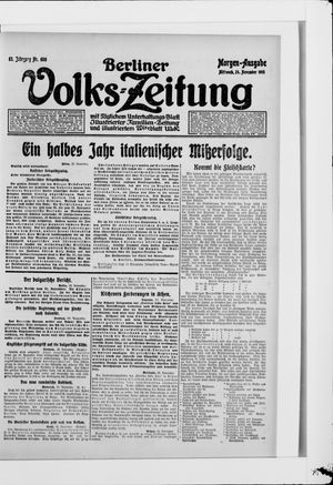 Berliner Volkszeitung vom 24.11.1915