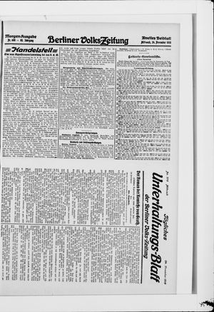 Berliner Volkszeitung vom 24.11.1915