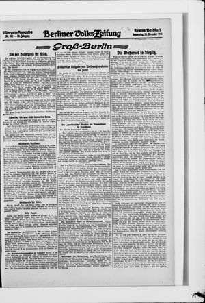 Berliner Volkszeitung vom 25.11.1915