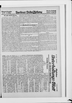 Berliner Volkszeitung vom 04.12.1915