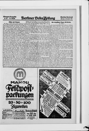 Berliner Volkszeitung vom 08.12.1915