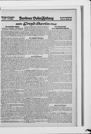 Berliner Volkszeitung vom 10.12.1915