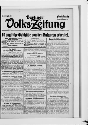 Berliner Volkszeitung vom 10.12.1915