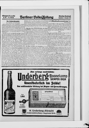 Berliner Volkszeitung vom 11.12.1915