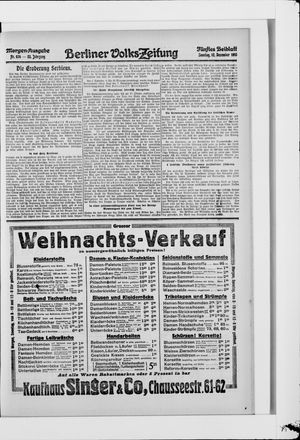 Berliner Volkszeitung vom 12.12.1915