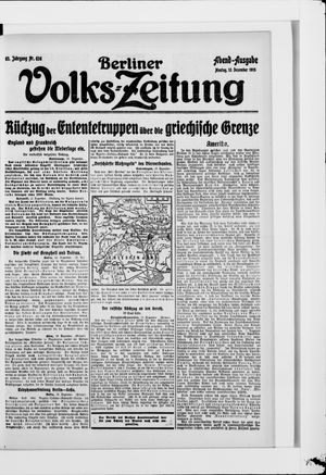 Berliner Volkszeitung vom 13.12.1915