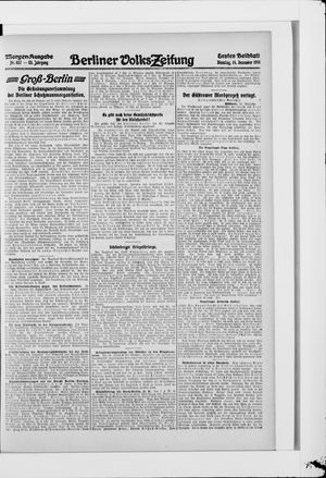 Berliner Volkszeitung vom 14.12.1915