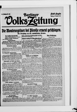 Berliner Volkszeitung vom 14.12.1915