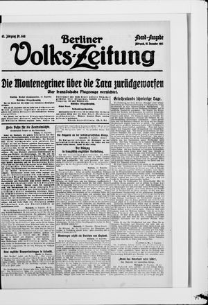 Berliner Volkszeitung vom 15.12.1915