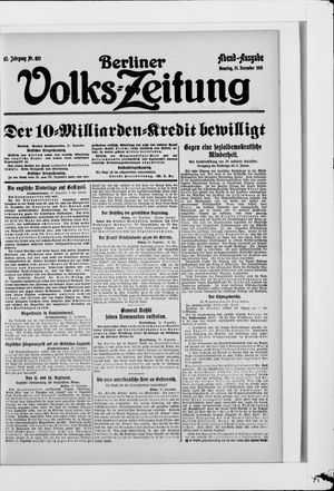 Berliner Volkszeitung vom 21.12.1915