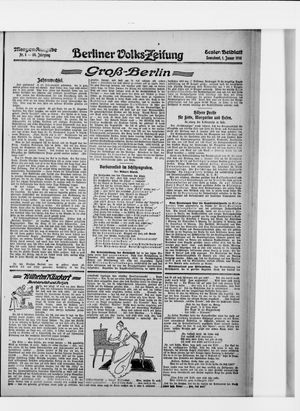 Berliner Volkszeitung on Jan 1, 1916