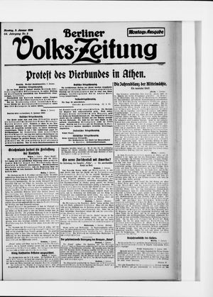 Berliner Volkszeitung vom 03.01.1916