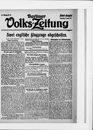Berliner Volkszeitung vom 06.01.1916