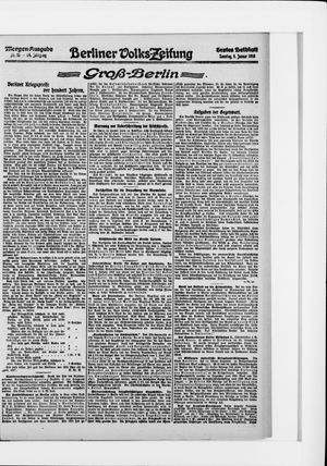 Berliner Volkszeitung vom 09.01.1916