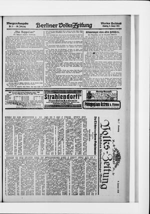 Berliner Volkszeitung vom 09.01.1916