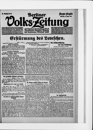 Berliner Volkszeitung vom 12.01.1916