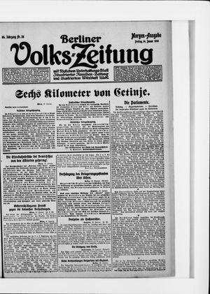 Berliner Volkszeitung vom 14.01.1916