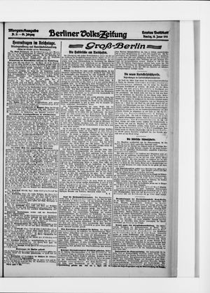 Berliner Volkszeitung on Jan 18, 1916