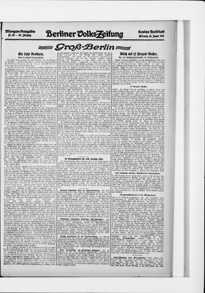 Berliner Volkszeitung vom 26.01.1916