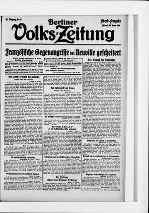 Berliner Volkszeitung on Jan 26, 1916