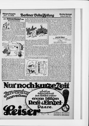 Berliner Volkszeitung vom 30.01.1916