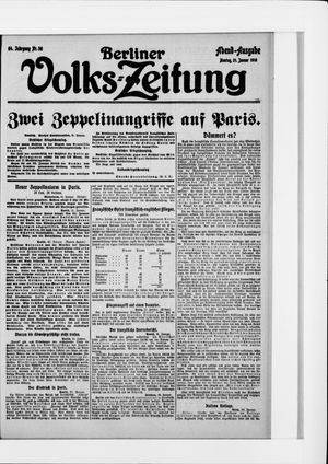 Berliner Volkszeitung vom 31.01.1916