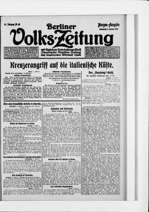 Berliner Volkszeitung vom 05.02.1916
