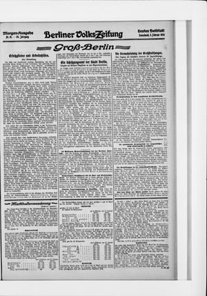 Berliner Volkszeitung vom 05.02.1916