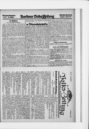 Berliner Volkszeitung vom 05.02.1916