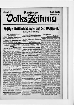 Berliner Volkszeitung vom 05.02.1916