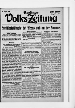 Berliner Volkszeitung vom 07.02.1916
