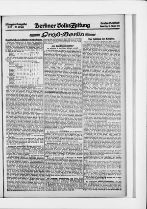 Berliner Volkszeitung on Feb 10, 1916
