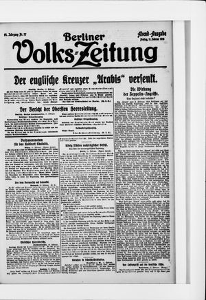 Berliner Volkszeitung vom 11.02.1916