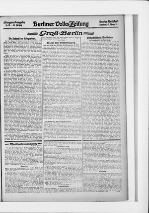 Berliner Volkszeitung vom 12.02.1916