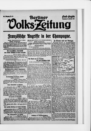 Berliner Volkszeitung vom 12.02.1916