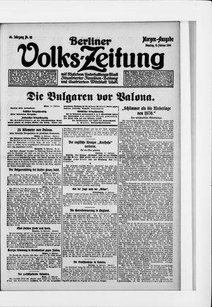 Berliner Volkszeitung vom 15.02.1916