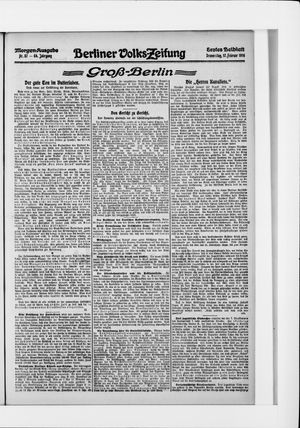 Berliner Volkszeitung vom 17.02.1916