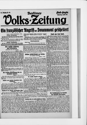 Berliner Volkszeitung vom 02.03.1916
