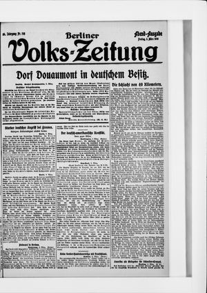 Berliner Volkszeitung vom 03.03.1916