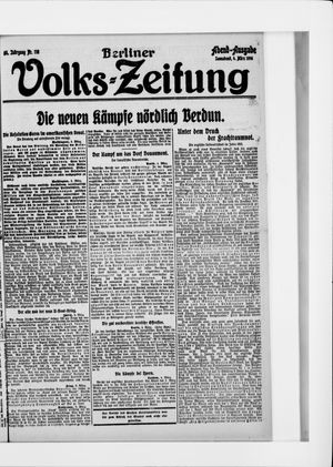 Berliner Volkszeitung vom 04.03.1916