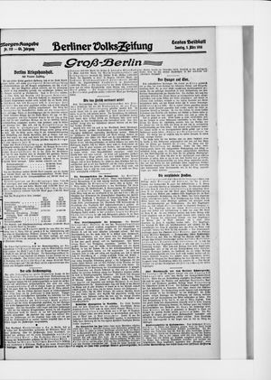 Berliner Volkszeitung vom 05.03.1916