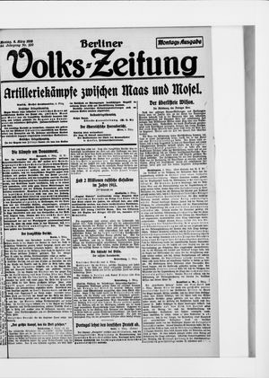 Berliner Volkszeitung vom 06.03.1916