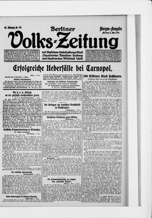 Berliner Volkszeitung on Mar 8, 1916