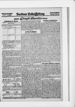 Berliner Volkszeitung vom 09.03.1916